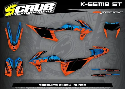 KTM Graphics EXC EXCf XC-W 2020 2021 2022 2023 150 250 300 350 450 500 Decals • $263.89