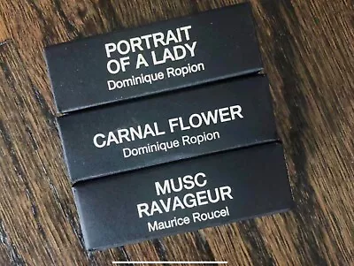 3 X Frederic Malle Parfum 1.2ml Musc Ravageur/ Carnal Flower /Portrait Of A Lady • $24.95