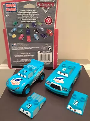 Mega Bloks Disney Cars DINOCO MCQUEEN & DINOCO CHICK HICKS Age 3+ USED/Complete • $94.85