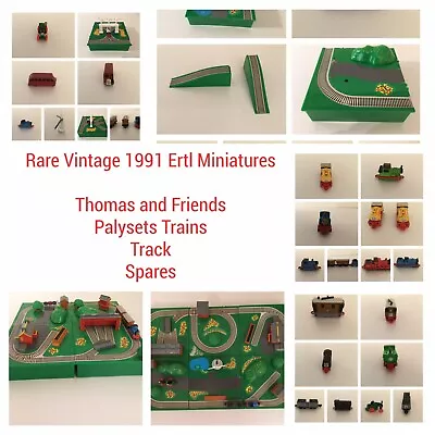 £10 • Buy RARE Vintage Ertl 1991 MINIATURE Thomas And Friends Sets, Trains, Track, Spares