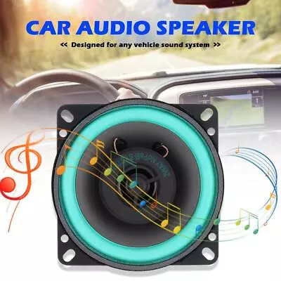 4 Inch 2 Way 100W Car Audio HiFi Coaxial Speaker Auto Stereo Loudspeaker VO-402 • $14.39