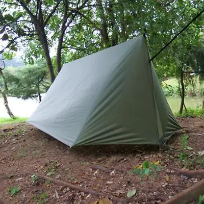 Waterproof Backpacking Camping Tent Tarp Ultralight Sun Shelter Rain Awning • £51.91