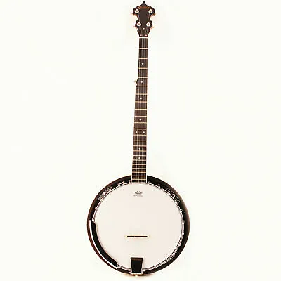 5 String Banjo With Remo Head Solid Mahogany Resonator Geared 5th Tuner • $159.99