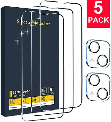 For IPhone 13 Pro Max/Pro/13 Mini Tempered Glass Screen Protector Film Coverage • $12.99