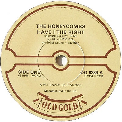 £4.92 • Buy The Honeycombs - Have I The Right / That's The Way - Used Vinyl Reco - E12170A