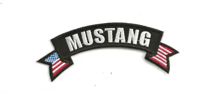 New 1 1/2 X 5 Inch Ford Mustang Usa Rocker Iron On Patch Free Ship • $4.99