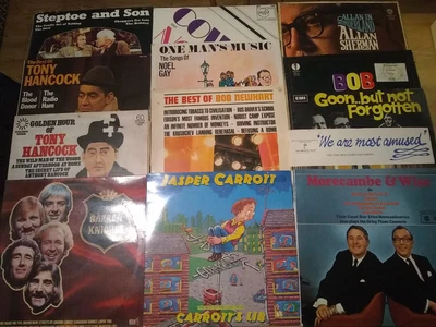 £4.99 • Buy 12 Comedy LP's G-VG Barron Knights Tony Hancock Bob Newhart Jasper Carrott Etc
