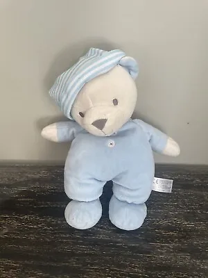 Sainsburys My First Bedtime Bear Blue Soft Toy Grow & Play 11” (see Description) • £3.95