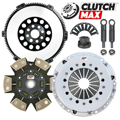 STAGE 4 CLUTCH KIT + SOLID FLYWHEEL For 92-99 BMW 323 325 328 E36 2.5L 2.8L 6CYL • $288.95