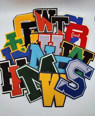 $5 • Buy Letterman Jacket Chenille Felt Letter Patches - You Pick