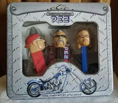 Vtg PEZ Collectibles 2006  Orange County Choppers Motorcycle TIN Brand New  • $2