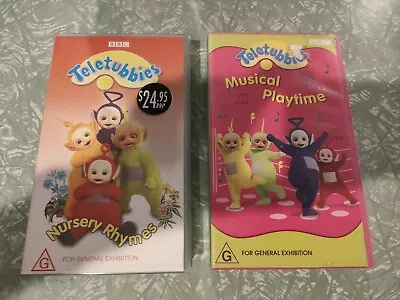 Teletubbies VHS Bundle X 2 Nursery Rhymes & Musical Playtime • $19.95