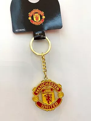 New Manchester United Key Ring Football Official Crest Keyring R70 • £5.93