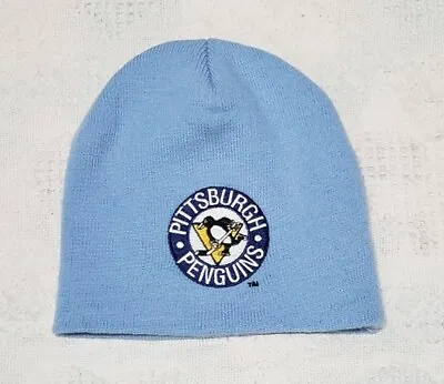 PITTSBURGH PENGUINS NHL Hockey LABATT BLUE BEER  Stocking Cap Skull Cap Beanie • $5.25