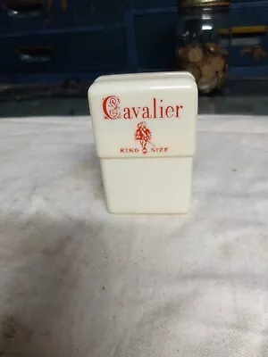 Vintage Cavalier King Size Plastic Cigarette Hard Case Pocket Pack Storage Box • $5