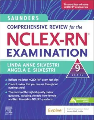 $35 • Buy Saunders Comprehensive Review For The NCLEX-RN® Examination By Angela Silvestri