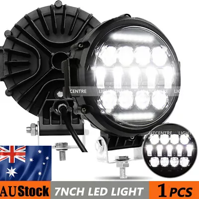 7  Inch LED Work Light Combo W/DRL LED Round Spotlight Driving Lamp Vehicle 12V • $48.99
