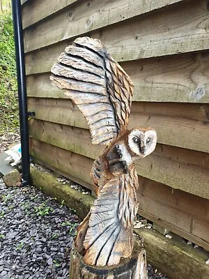 £200 • Buy Chainsaw Carved  Owl In Flight