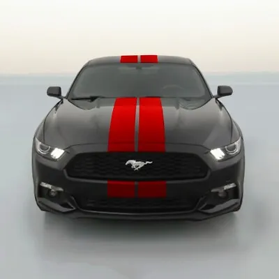 5  VINYL RALLY STRIPES RACING STRIPE KIT DECAL For FORD MUSTANG  - FREE SHIPPING • $37.99