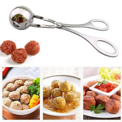 Meatball Maker Spoon Non Stick Thick Stainless Steel Meat Baller Kitchen Tool • $9.83