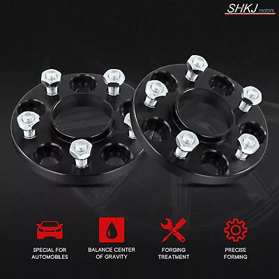 Pair 5x4.5  Wheel Spacers 15mm For Jeep Compass Patriot Mazda CX-3 3 5 6 Lancer • $37.79