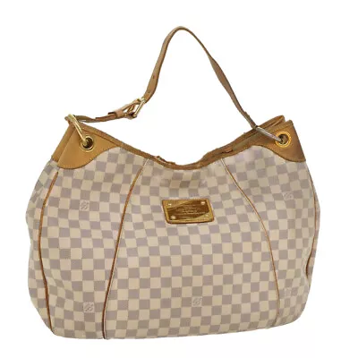 LOUIS VUITTON Damier Azur Galliera GM Shoulder Bag N55216 LV Auth 56044 • $309.60