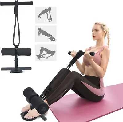 Tikaton Sit Up Bar With Resistance Bands Sit Up Device Ab Home Workout Equipment • $20.99