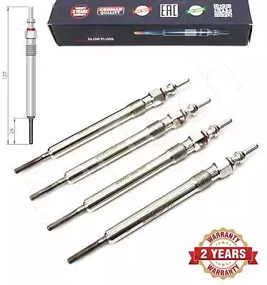 £16.89 • Buy 4x For Vw Golf Audi A3 Seat Leon Skoda Yeti 1.6 2.0 Tdi Heater Glow Plugs 
