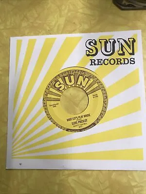 Elvis Presley Sun 45 Rpm Baby Let’s Play House Red Vinyl Ex • $18.64