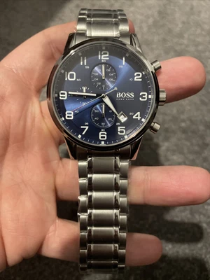 £80 • Buy Hugo Boss Hb 1513183 Mens Aeroliner Watch For The Brave