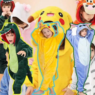 £13.99 • Buy Boys Girls Animal Pyjamas Pokemon Costume Pyjama Children's Gifts