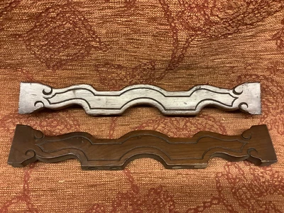 £25 • Buy Carved Reclaimed Wooden Panel Trim Pediment Salvaged Vintage Repurpose Project