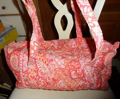 Vera Bradley  Small Duffel Bag Travel  Sherbert Pattern • $39.99