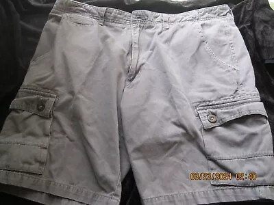 Merona Shorts Mens 36 Beigh Cargo 100% Cotton Outdoors • $8.99