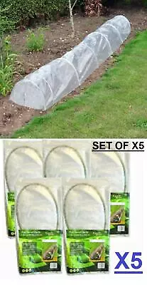 5X New 1.5m Allotment Plant Protector Cloche Mini Garden Poly Tunnel Greenhouse • £12.99