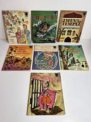 Arch Religious Books For Children Lot Of 7 Bible Stories Vintage 1970s • $12