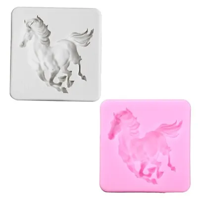 Horse Themed Silicone Fondant Moulds Chocolate Molds Cake Decor For Cake Candies • £4.21