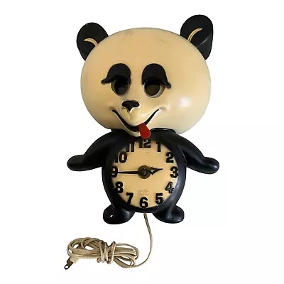 Sparta Panda Electric Clock Vintage 1950's Working COMPLETE • $99.99