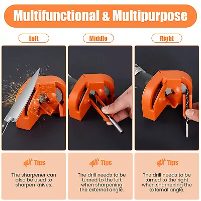 Electric Drill Bit Sharpener Drill Bit Grinding Sharpener Cobalt Drill Bit MoUdu • $29.89