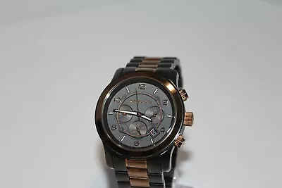 Michael Kors Runway Mk 8189 45mm Chronograph Watch New Battery • $99.99