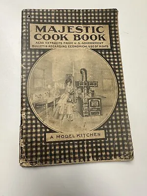 Pre-to-early 1900’s Vintage Majestic Range Cook Book • $50