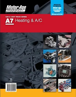 MotorAge A7 ASE Automobile Heating Air Conditioning HVAC Test Prep Study Manual • $39.95