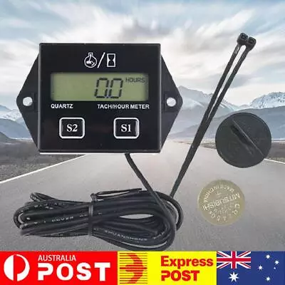 Tachometer LCD Display Inductive Tachometer Gauge For Outboard Motor Lawn Mower • $16.89