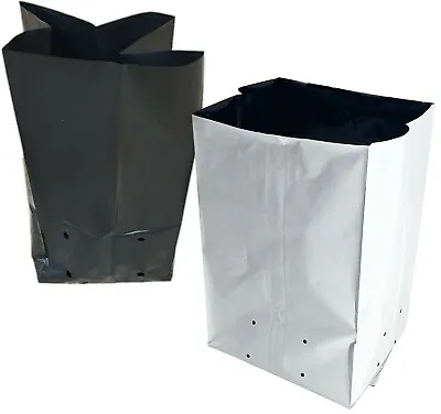 2 Gallon Plastic Grow Bags Poly Plant Pots Soil Root Containers PE Grow Bag  • $16.99