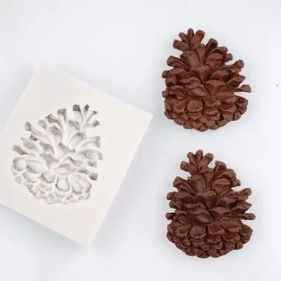 Silicone Pine Cone Xmas Decoration Mould Mold Fondant Sugarcraft DIY Clay Resin • $8.50