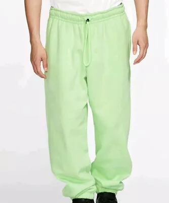 Nike NikeLab Collection Fleece Pants Barely Volt Size Large AV8279 701 L New • $129.57