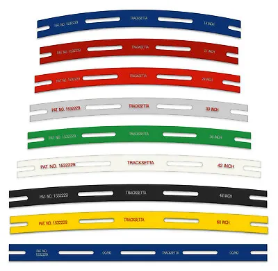 Track Laying Templates Straight & Curves Tracksetta - OO/HO Gauge • £11