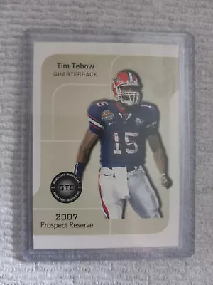 $1.79 • Buy 2007 GTC PROSPECT-RESERVE Tim Tebow XRC **Mint Condition**