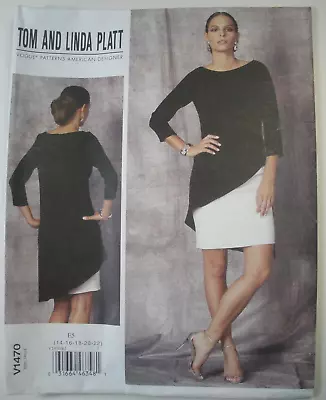 Vogue Pattern V1470 Tom & Linda Platt Designer Easy Layered Dress Sz  14-22 UC • $12.99