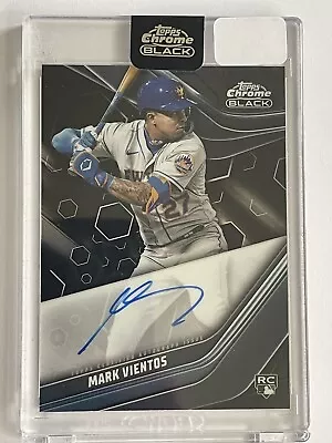 2023 Mark Vientos Topps Chrome Black Rc  Auto/autograph  New York Mets • $16.99